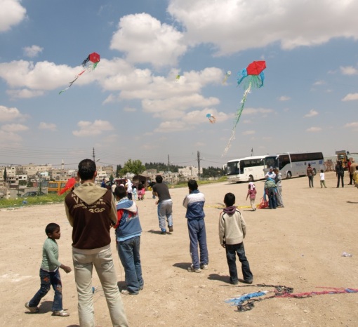 Kite Flying at Jabal Al Qalaa (Citadel)